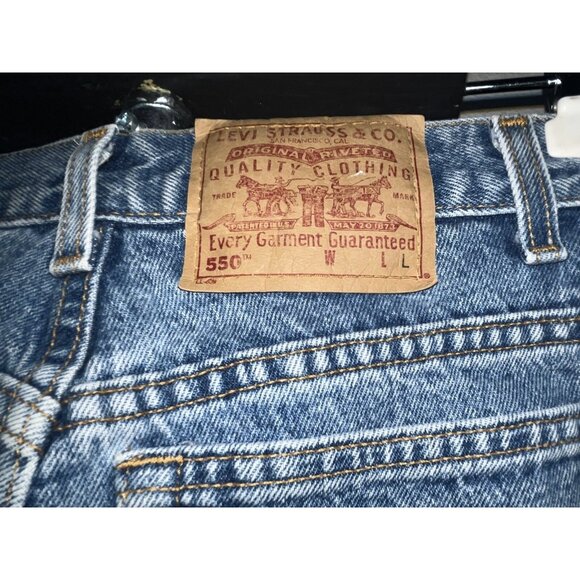 Levis 550 Relaxed Fit Jean Women 8 28X28 Tapered 5 Pocket Cotton USA - Picture 7 of 8